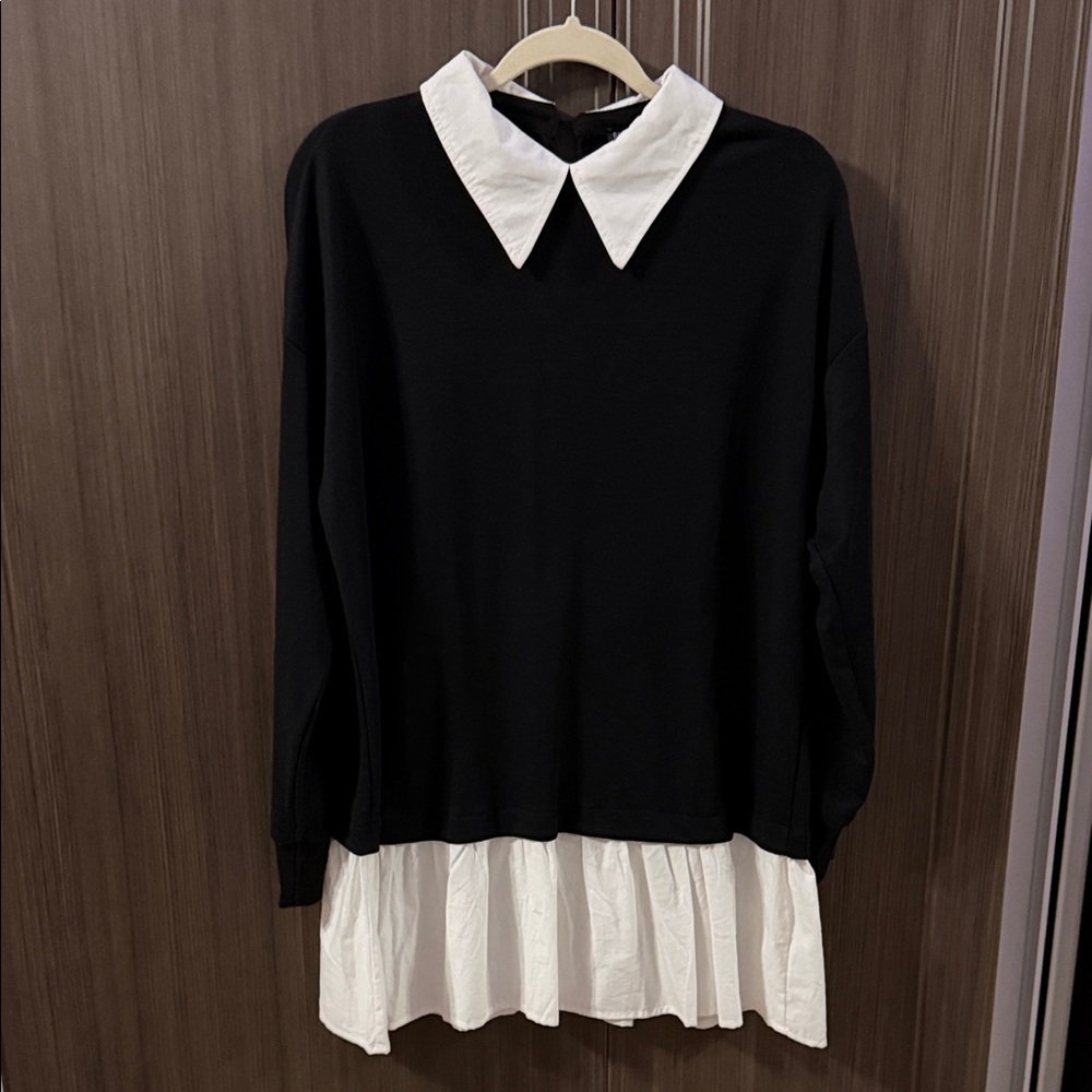 Fashion Nova Black and White Mini Dress